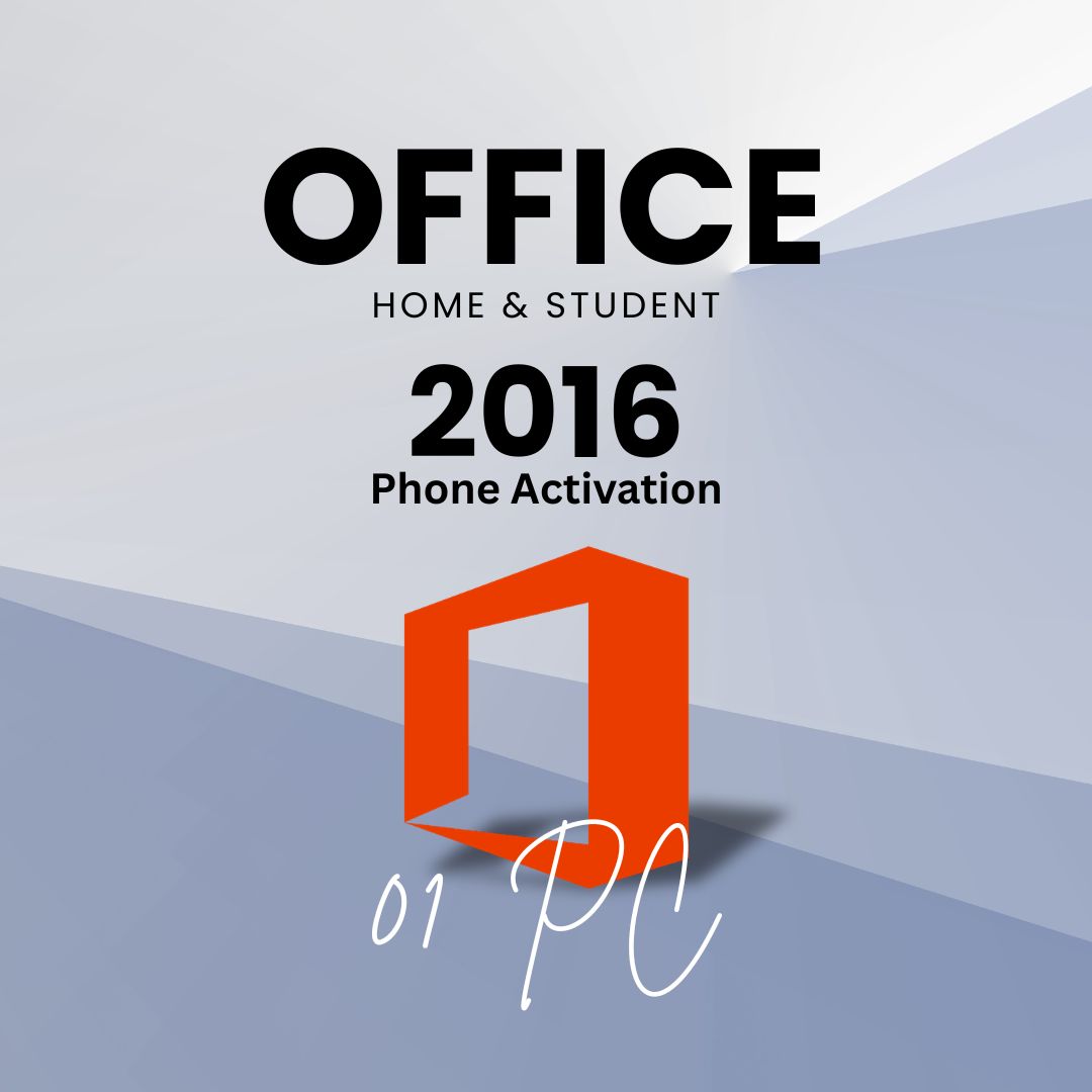 Office 2016 Home & Student 1PC [Activate by Phone]